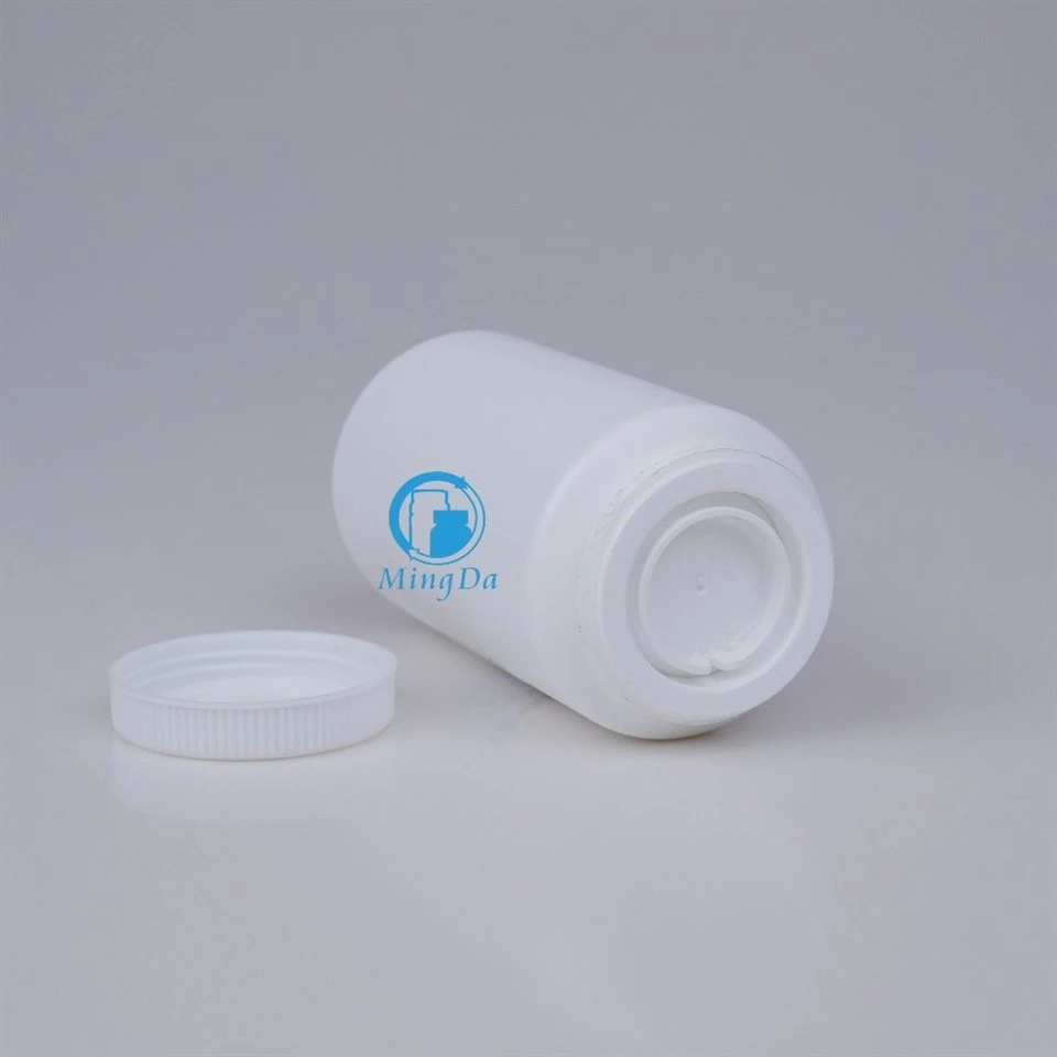 white plastic medicine bottle